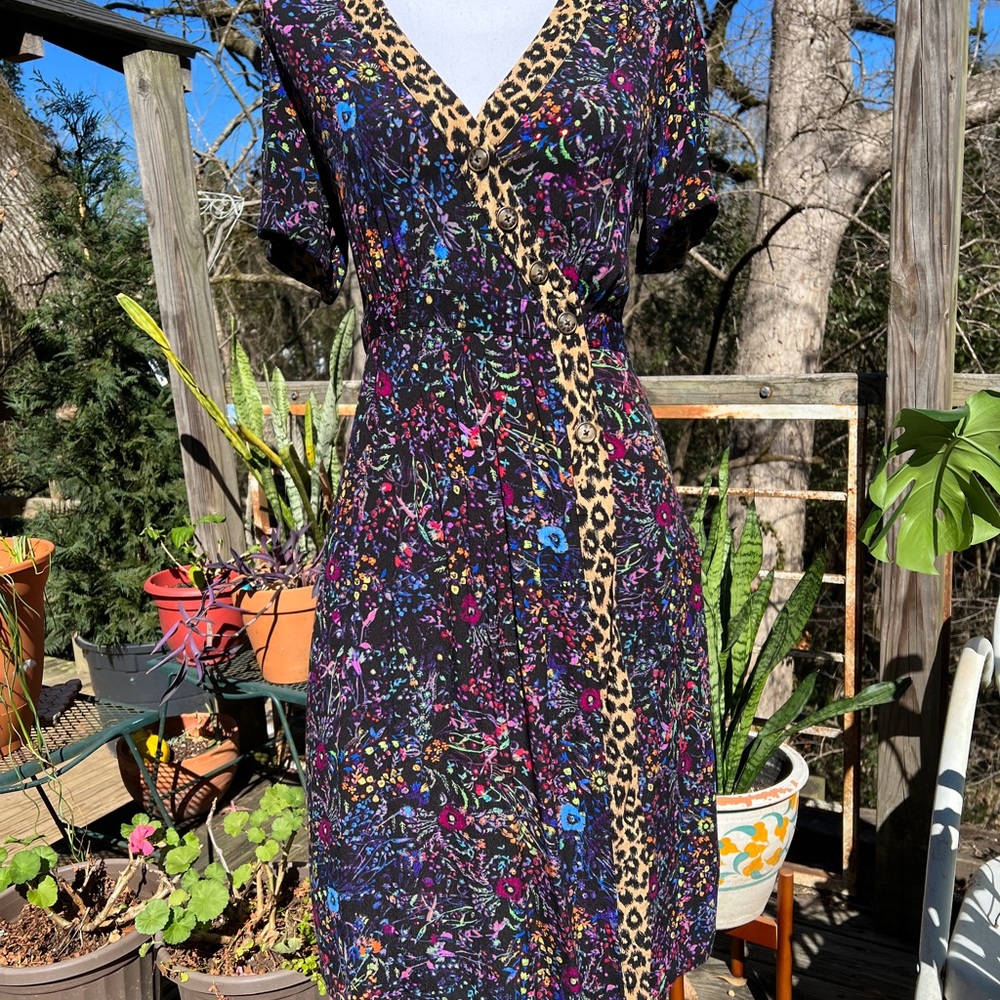 Faux wrap dress by Meave for Anthropologie. Cute!